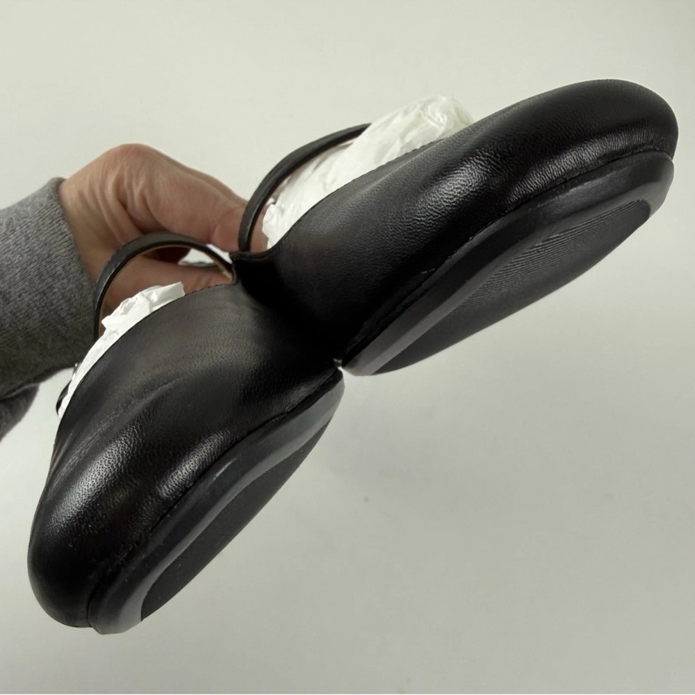 Naturalizer Kelly Mary-Jane Flats Womens 10M Black Leather Buckle NEW - Picture 5 of 11